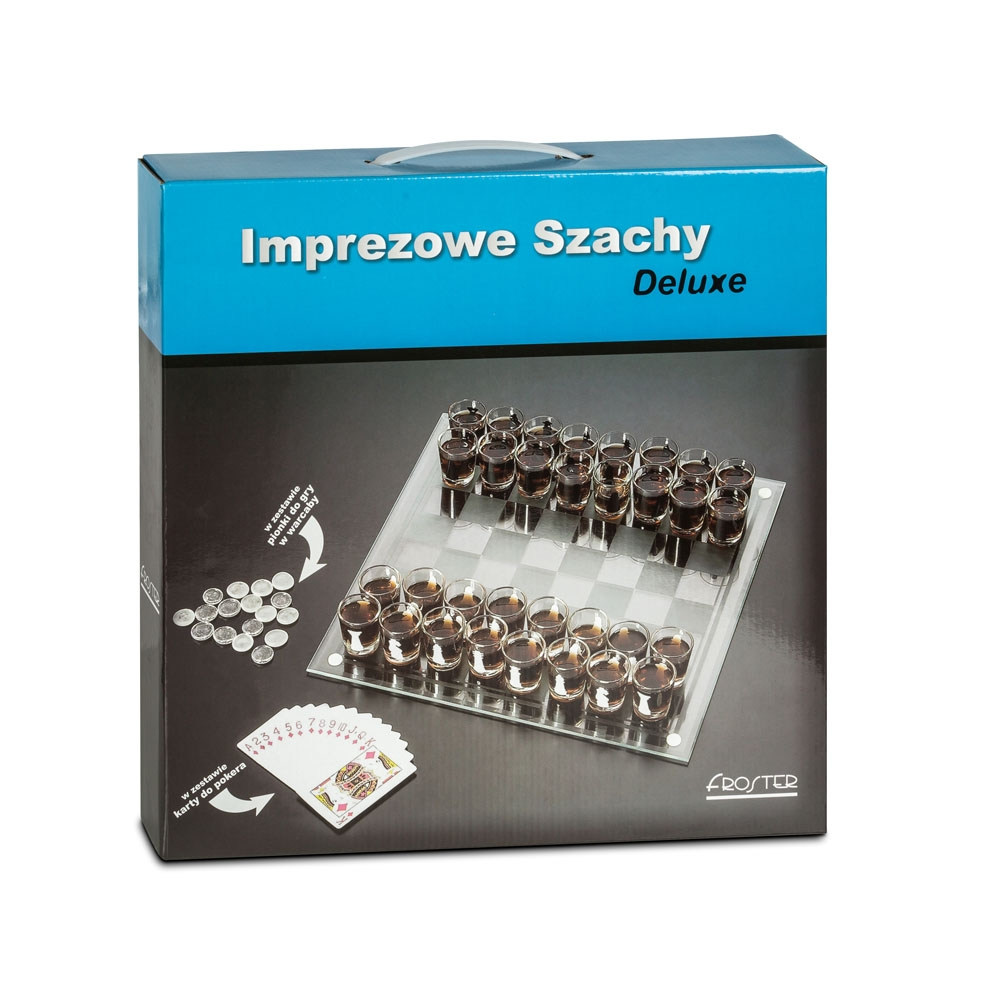 Imprezowe Szachy Deluxe - opakowanie z rączką