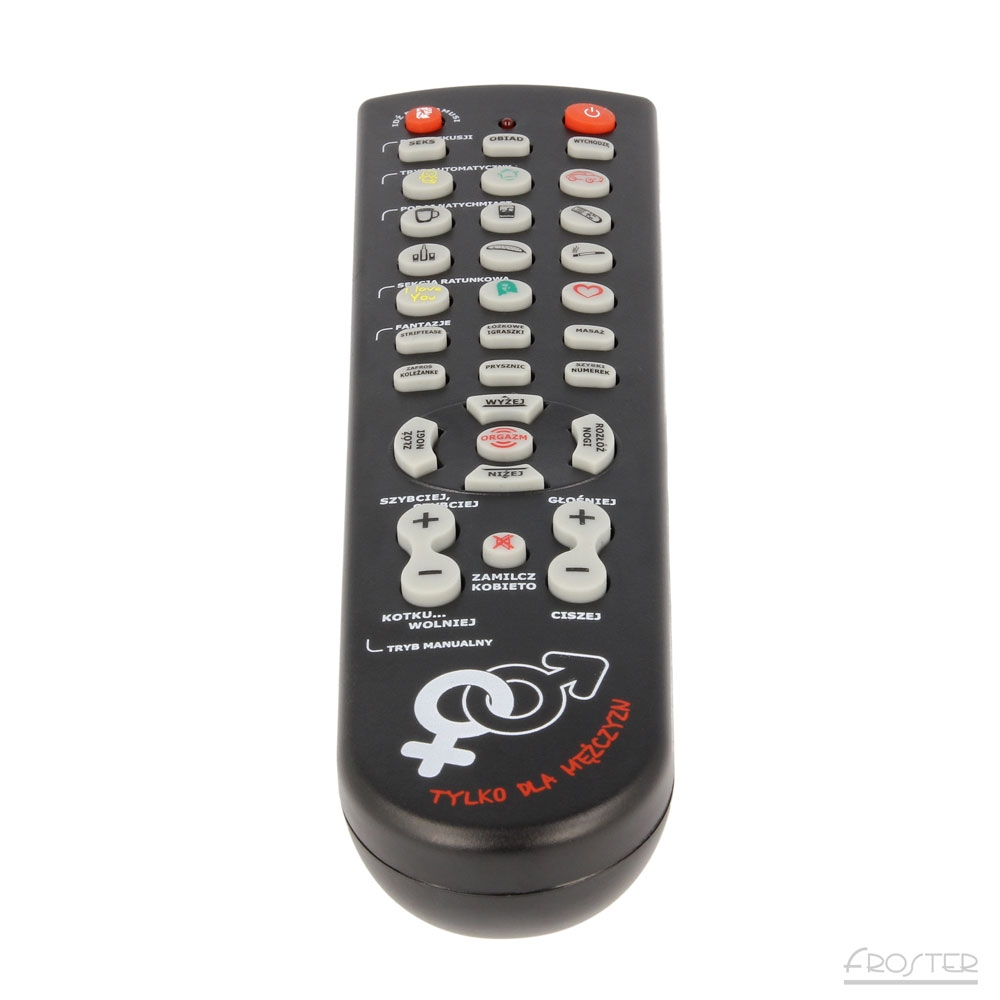 Gadający Pilot - Steruj Kobietą! - zbliżenie na wybrane przyciski