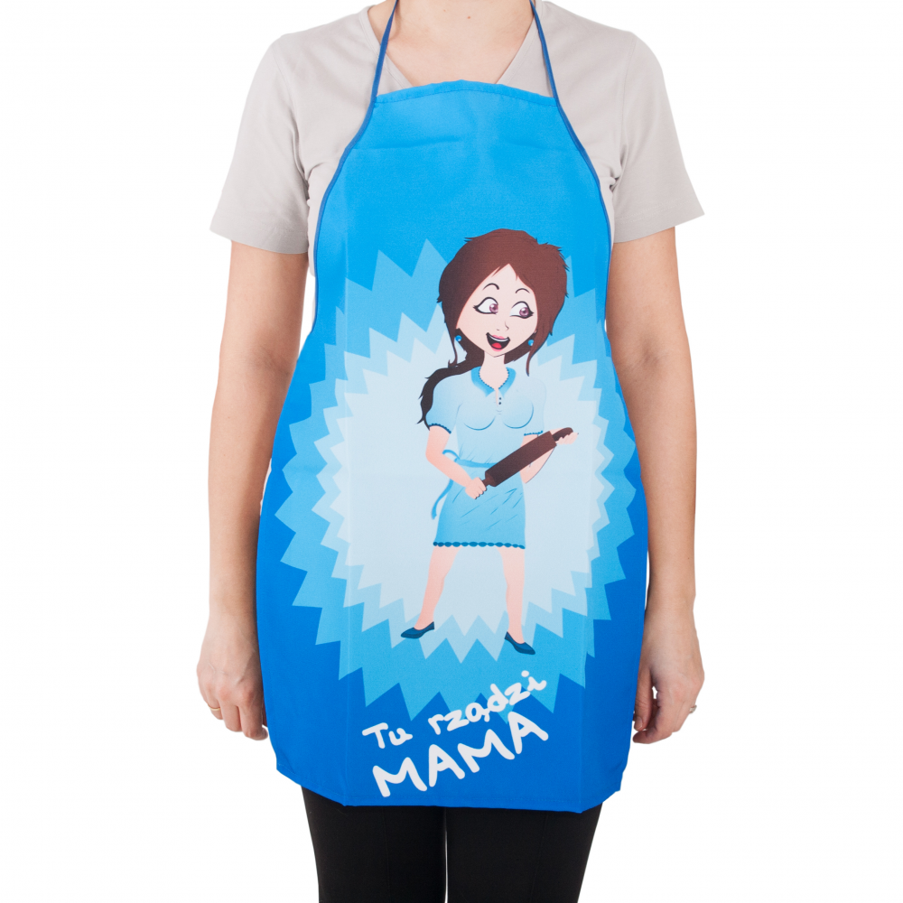 Fartuszek - Tu rządzi Mama na modelce