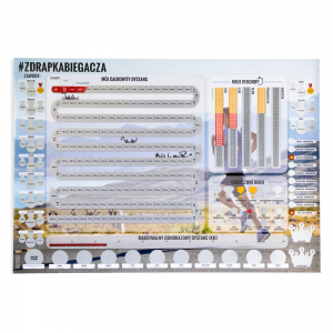 Zdrapka Biegacza częściowo zdrapana