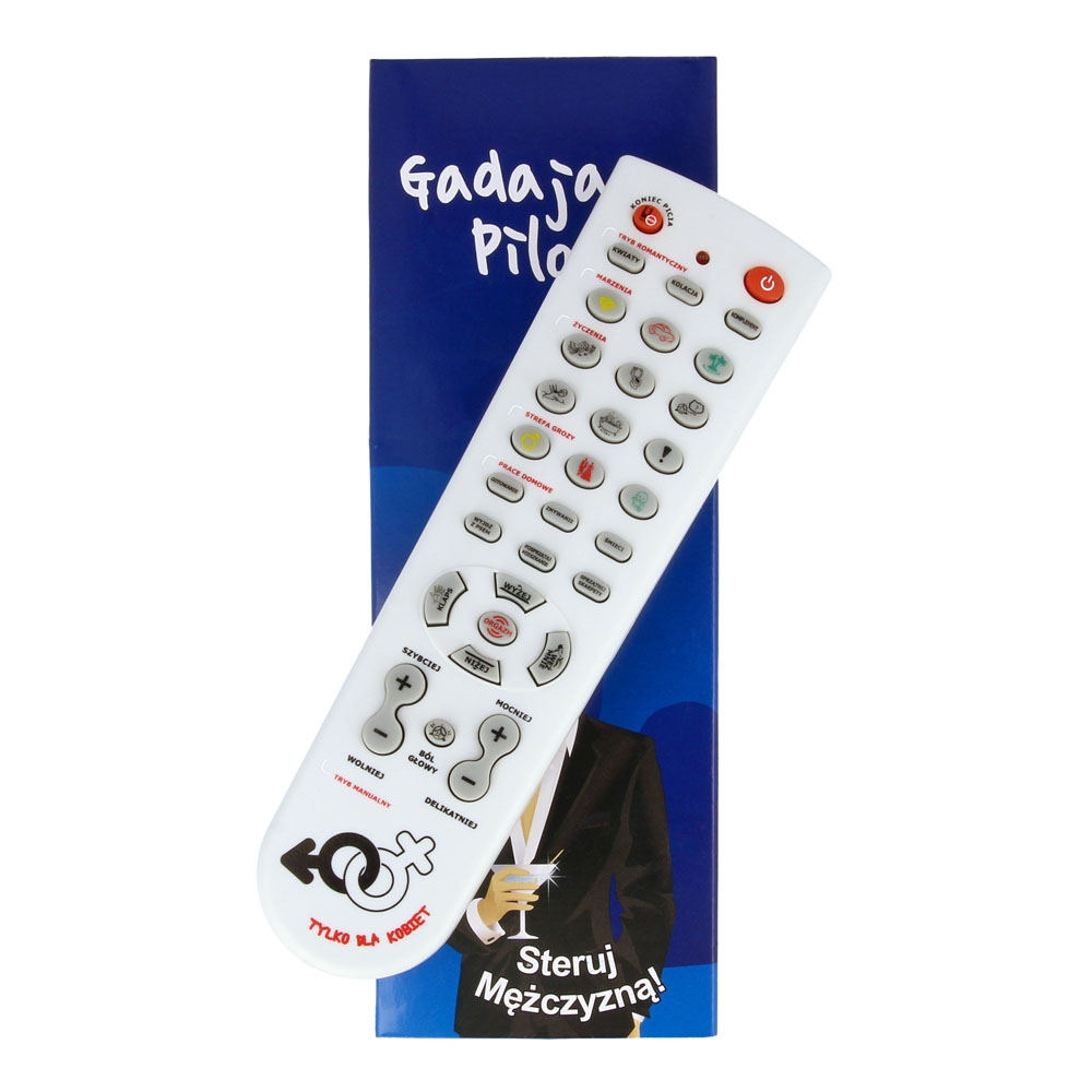 Gadający Pilot - Steruj Mężczyzną! wraz z opakowaniem
