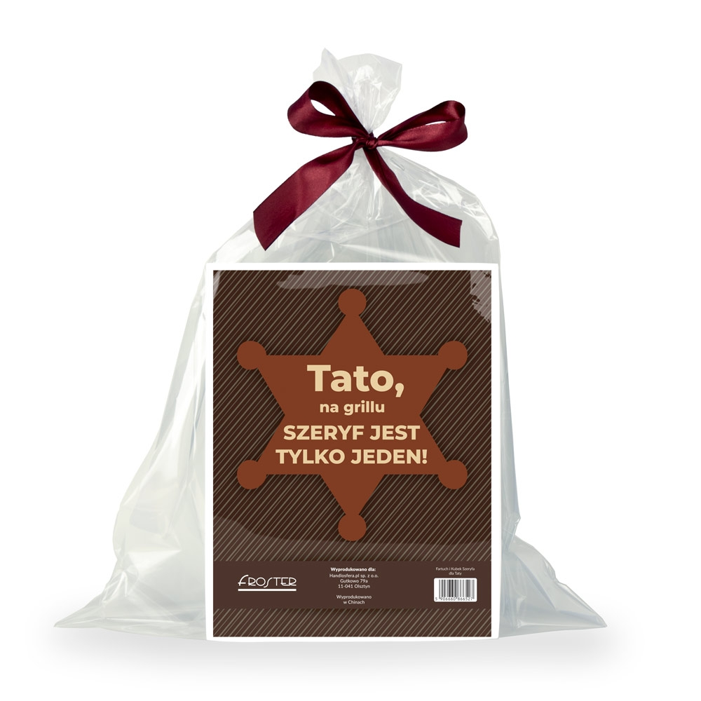 Fartuch i Kubek Szeryfa dla Taty