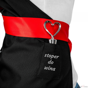 Zbliżenie na kieszeń na stoper do wina