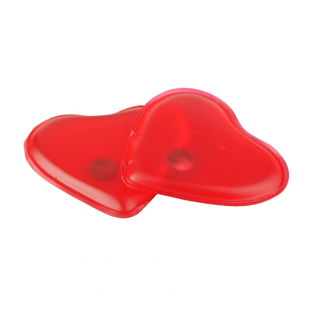 Dwa Gorące Serduszka z grzejącym żelem