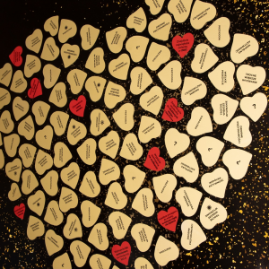 Zbliżenie na Zdrapkę Przeżyć dla Pary, widać kilka zdrapanych pól